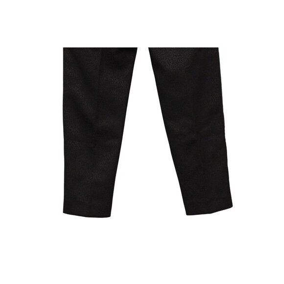 NWT Madewell Dress Pants Size 0 Black Animal Print Pleated Trousers High Rise - Picture 10 of 13